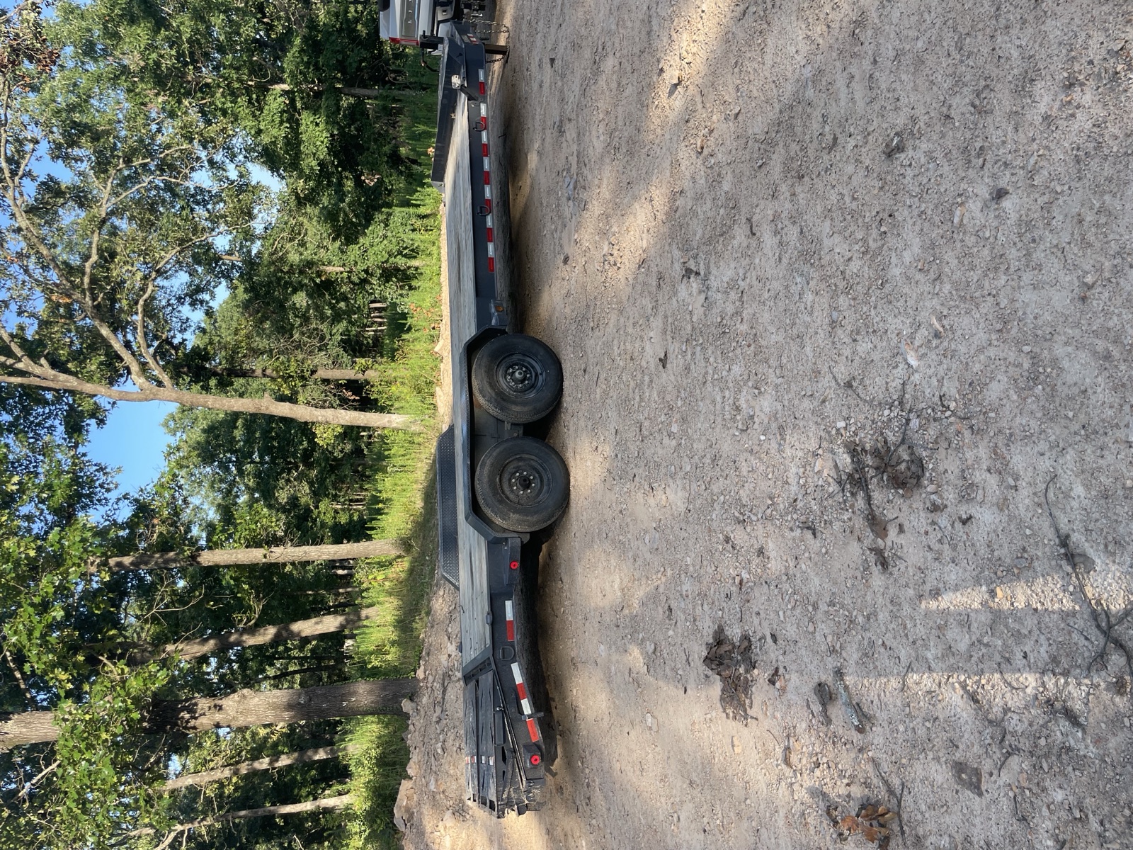 Arkansas Trailer Hub trailer loaded and ready in Lincoln, AR